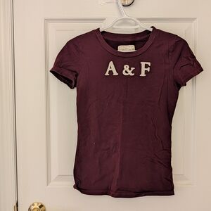 Abercrombie & Fitch Kids Maroon T-Shirt